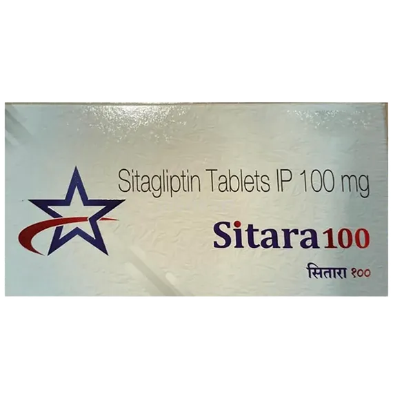 sitara 100mg tablet 10's